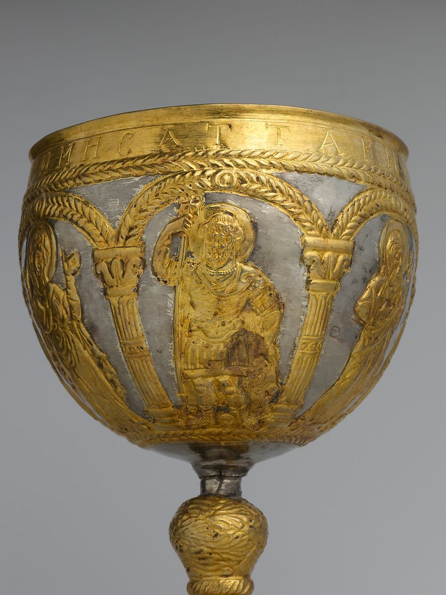 The Attarouthi Treasure - Chalice, Silver and gilded silver, Byzantine