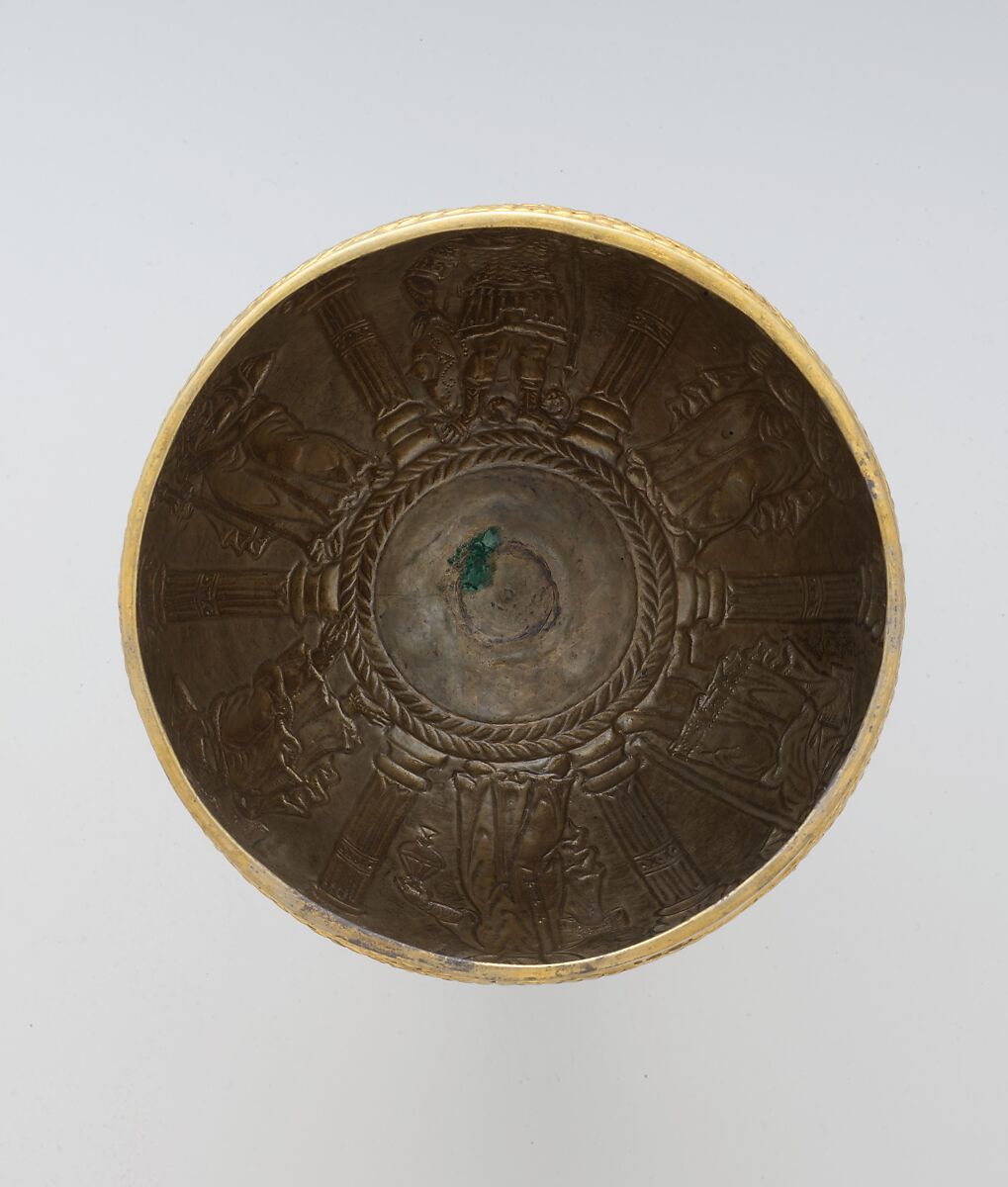 The Attarouthi Treasure - Chalice, Silver and gilded silver, Byzantine