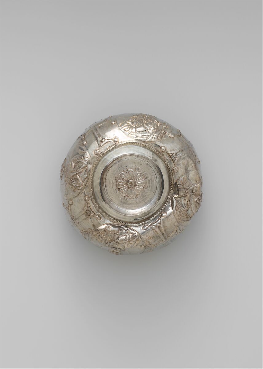 The Attarouthi Treasure - Censer, Silver and gilded silver with copper liner, Byzantine