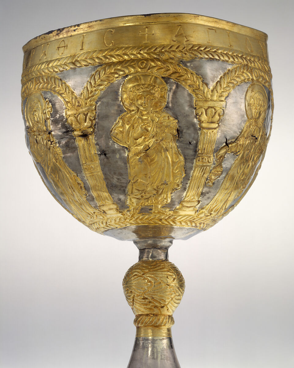 The Attarouthi Treasure - Chalice, Silver and gilded silver, Byzantine