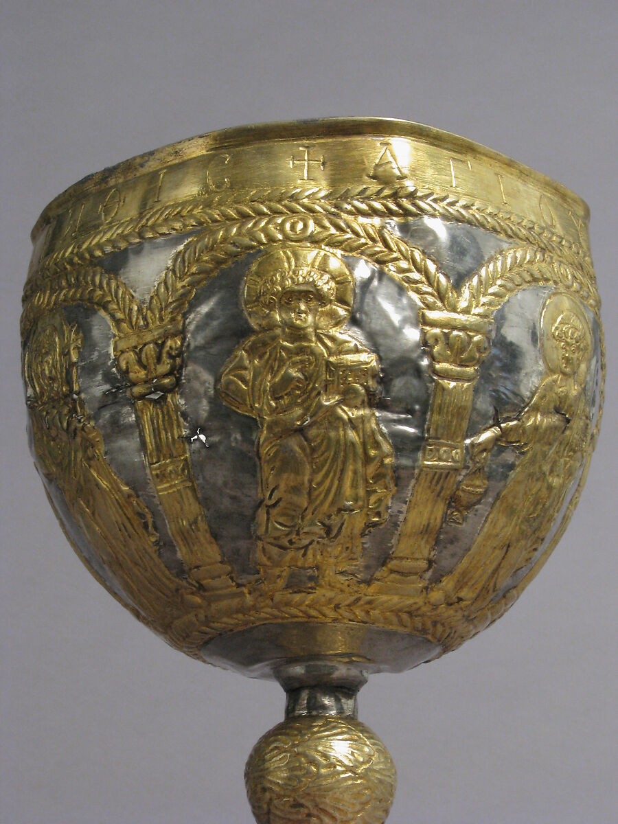 The Attarouthi Treasure - Chalice, Silver and gilded silver, Byzantine