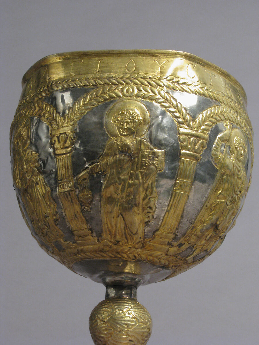 The Attarouthi Treasure - Chalice, Silver and gilded silver, Byzantine