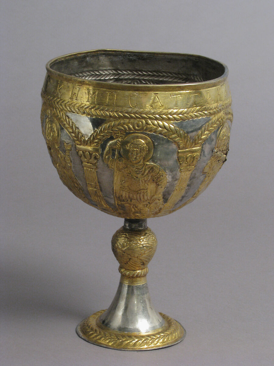 The Attarouthi Treasure - Chalice, Silver and gilded silver, Byzantine