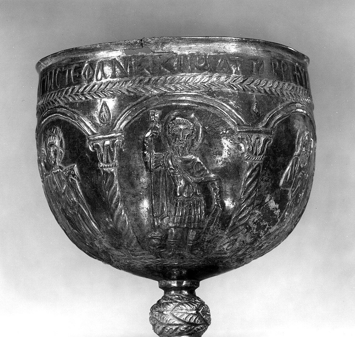 The Attarouthi Treasure - Chalice, Silver and gilded silver, Byzantine