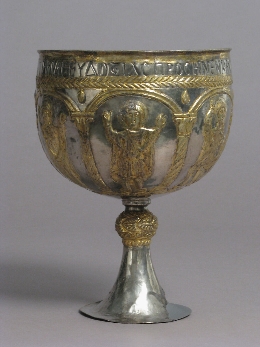 The Attarouthi Treasure - Chalice, Silver and gilded silver, Byzantine