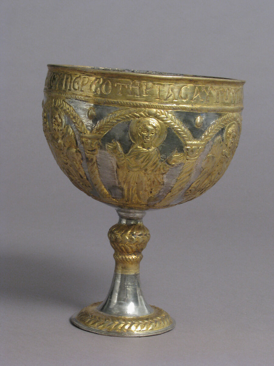 The Attarouthi Treasure - Chalice, Silver and gilded silver, Byzantine