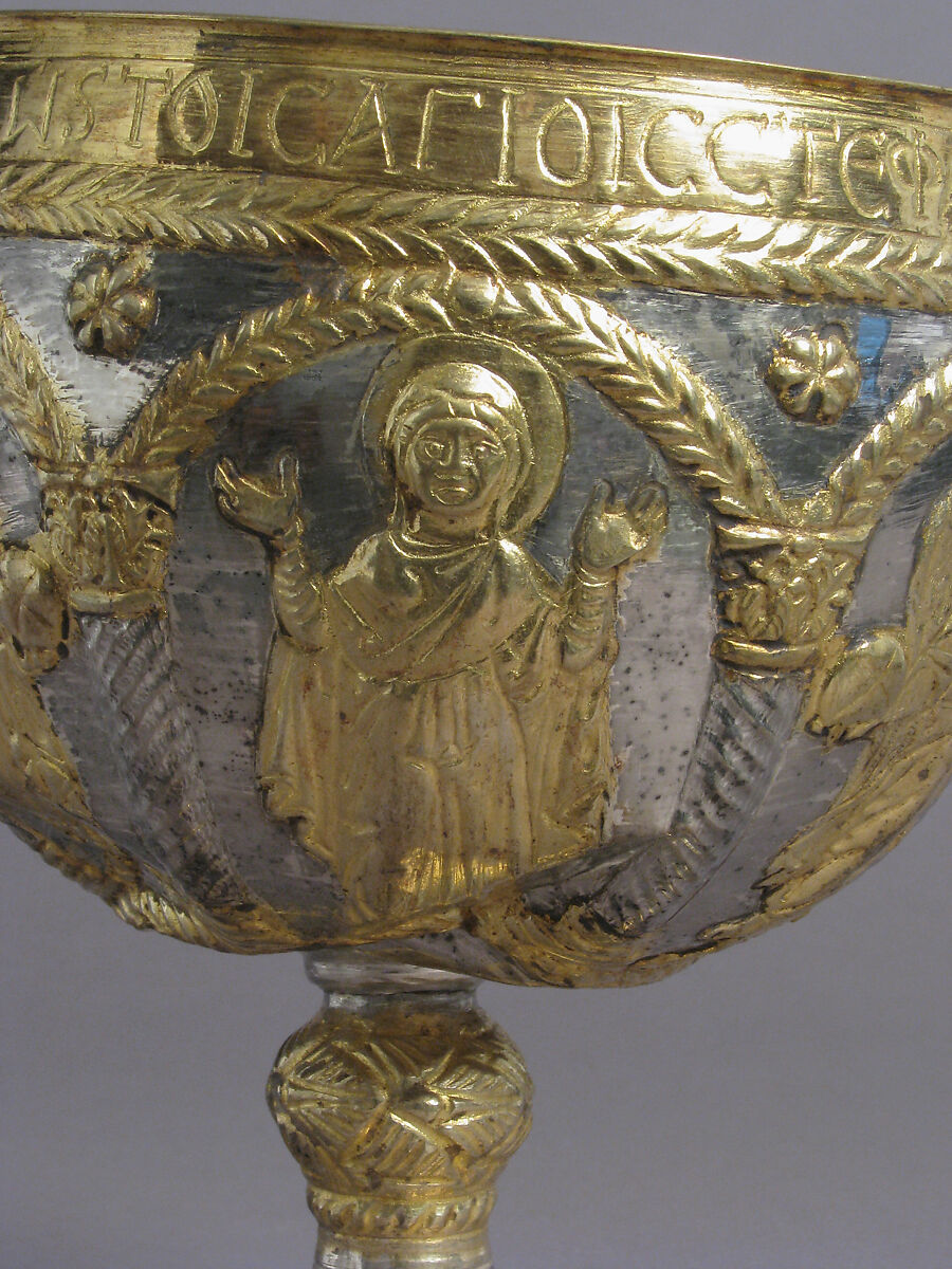 The Attarouthi Treasure - Chalice, Silver and gilded silver, Byzantine