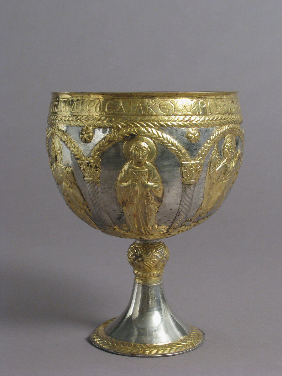 The Attarouthi Treasure - Chalice, Silver and gilded silver, Byzantine