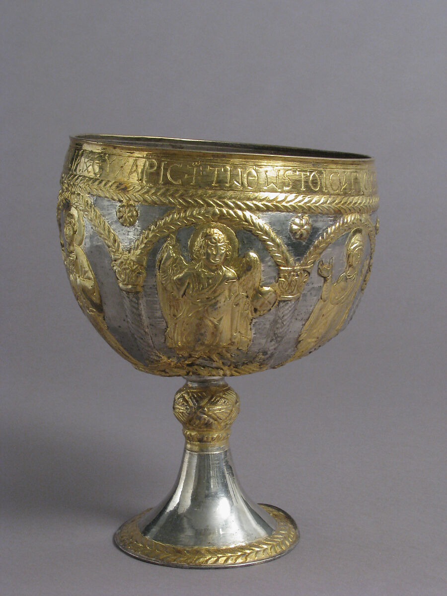 The Attarouthi Treasure - Chalice, Silver and gilded silver, Byzantine