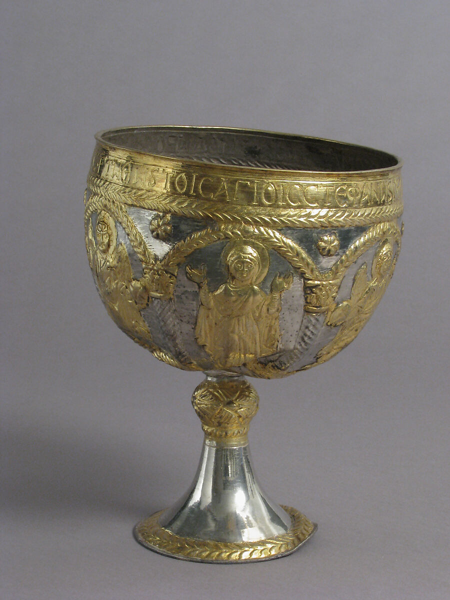 The Attarouthi Treasure - Chalice, Silver and gilded silver, Byzantine