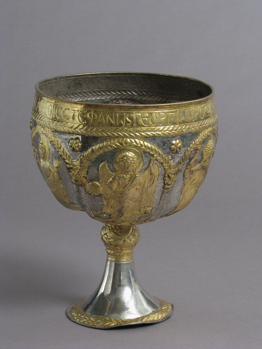 The Attarouthi Treasure - Chalice, Silver and gilded silver, Byzantine