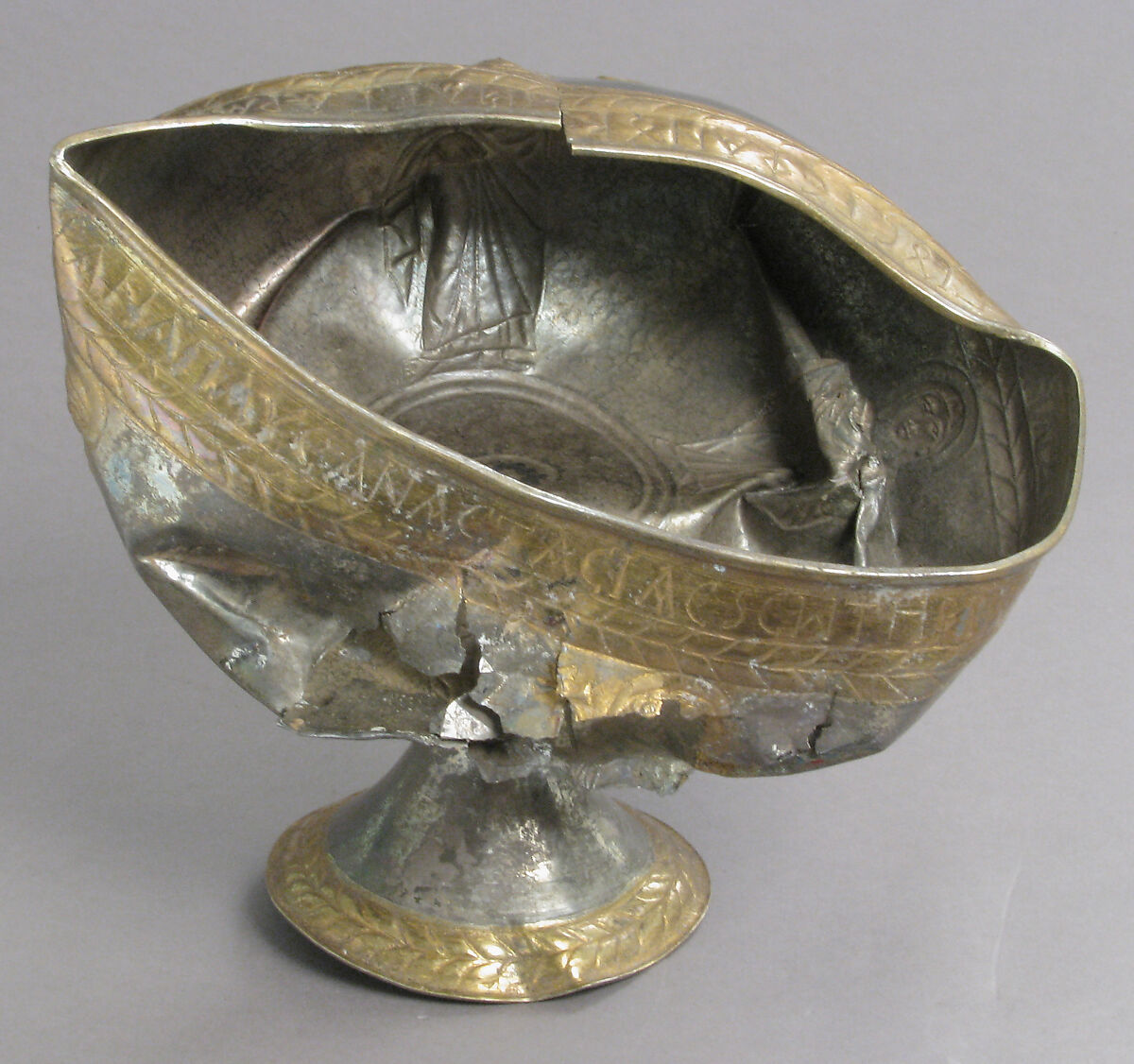 The Attarouthi Treasure - Chalice, Silver and gilded silver, Byzantine