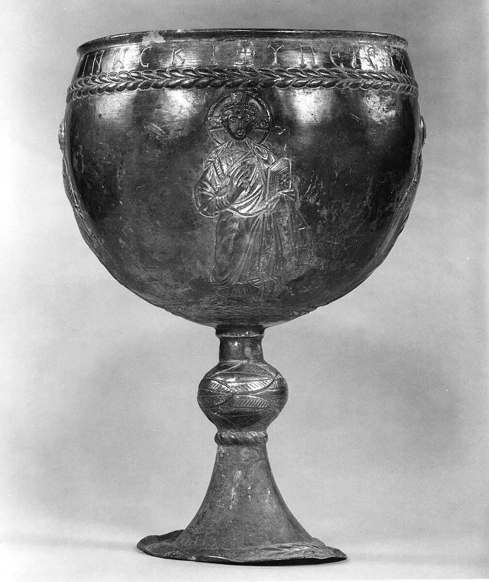 The Attarouthi Treasure - Chalice, Silver and gilded silver, Byzantine
