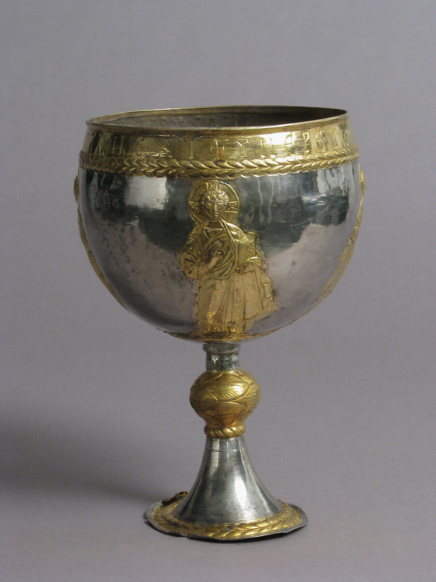 The Attarouthi Treasure - Chalice, Silver and gilded silver, Byzantine 