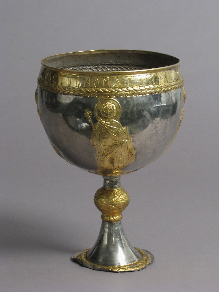 The Attarouthi Treasure - Chalice, Silver and gilded silver, Byzantine