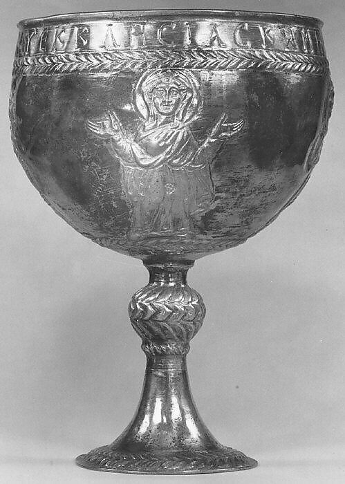 The Attarouthi Treasure - Chalice, Silver and gilded silver, Byzantine