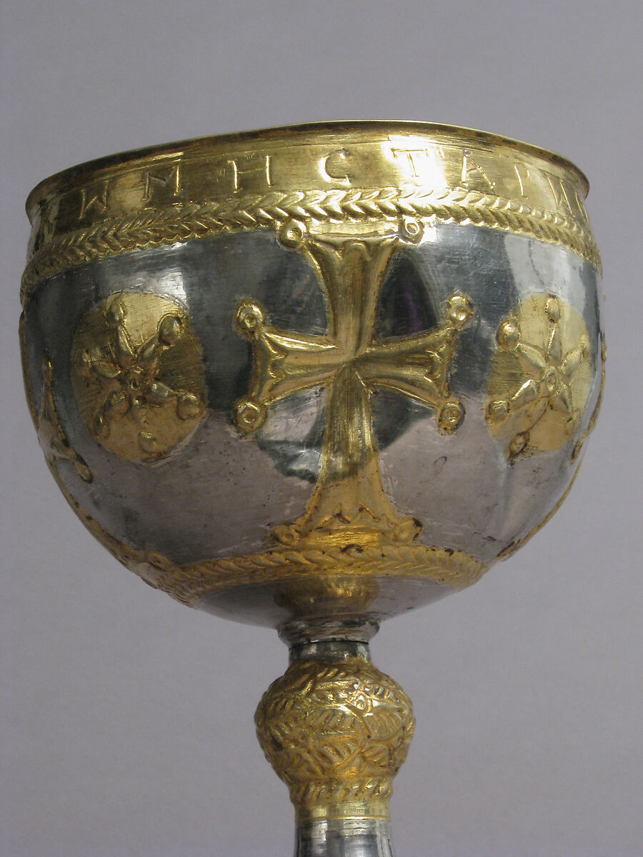 The Attarouthi Treasure - Chalice, Silver and gilded silver, Byzantine