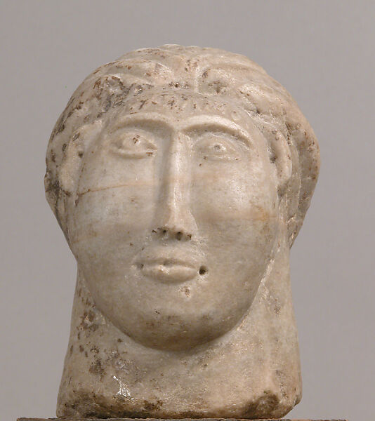 Head of a Barbarian, Marble, European 