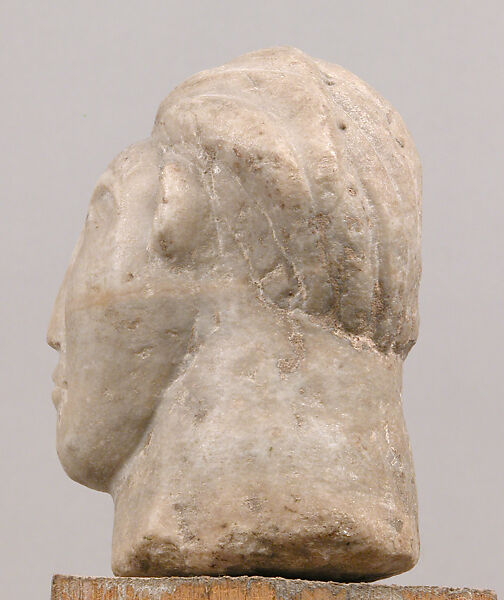Head of a Barbarian, Marble, European