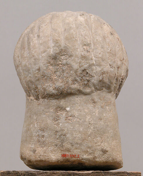 Head of a Barbarian, Marble, European