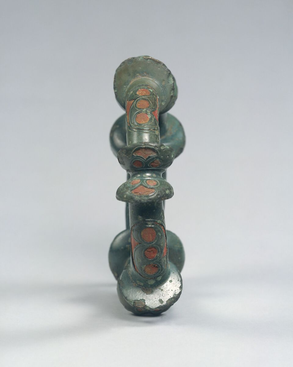Terret (Rein Guide), Copper alloy, champlevé enamel, Celtic or Roman