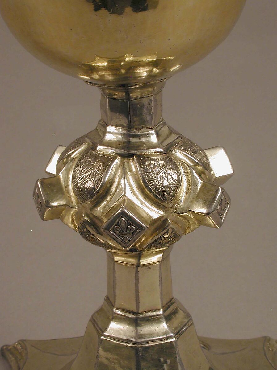 Chalice, Translucent enamel, silver, partial gilt and niello, French