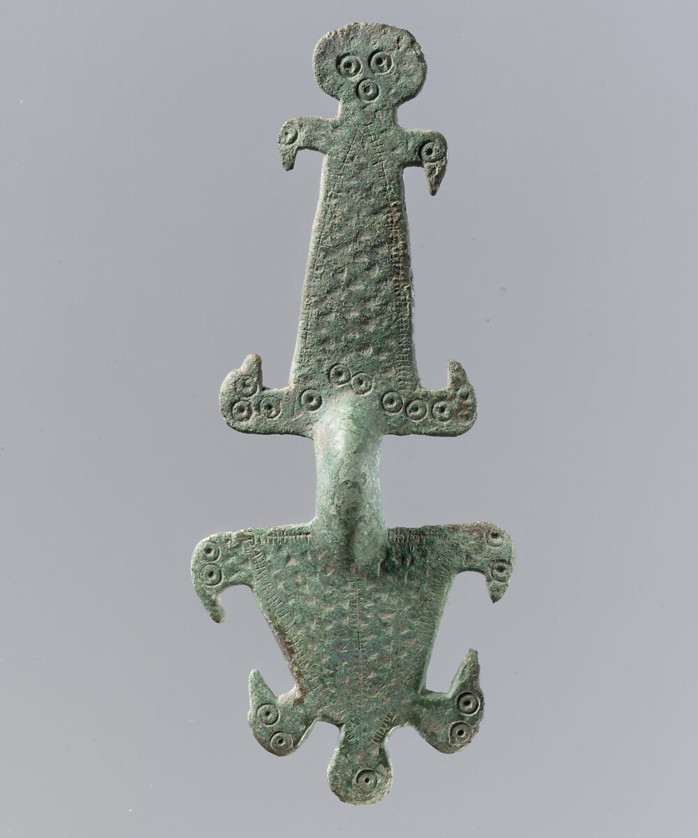 Bow Brooch, Copper alloy, quaternary, Visigothic