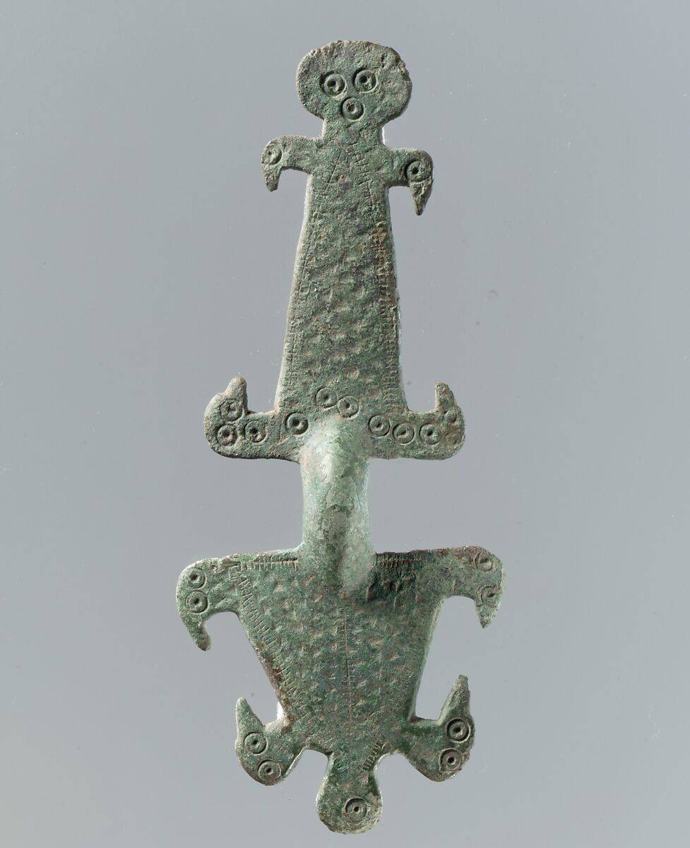 Bow Brooch, Copper alloy, quaternary, Visigothic