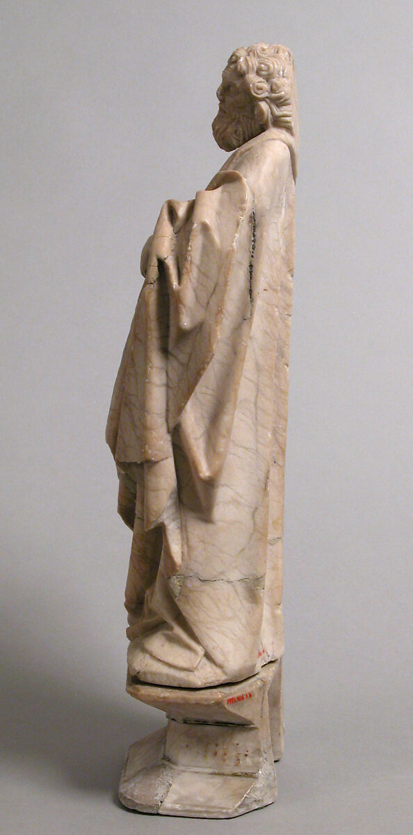 Saint Peter, Alabaster, with traces of polychromy, North French or South Netherlandish