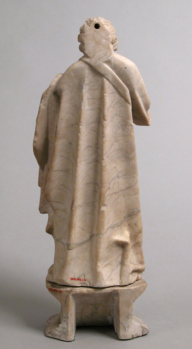 Saint Peter, Alabaster, with traces of polychromy, North French or South Netherlandish
