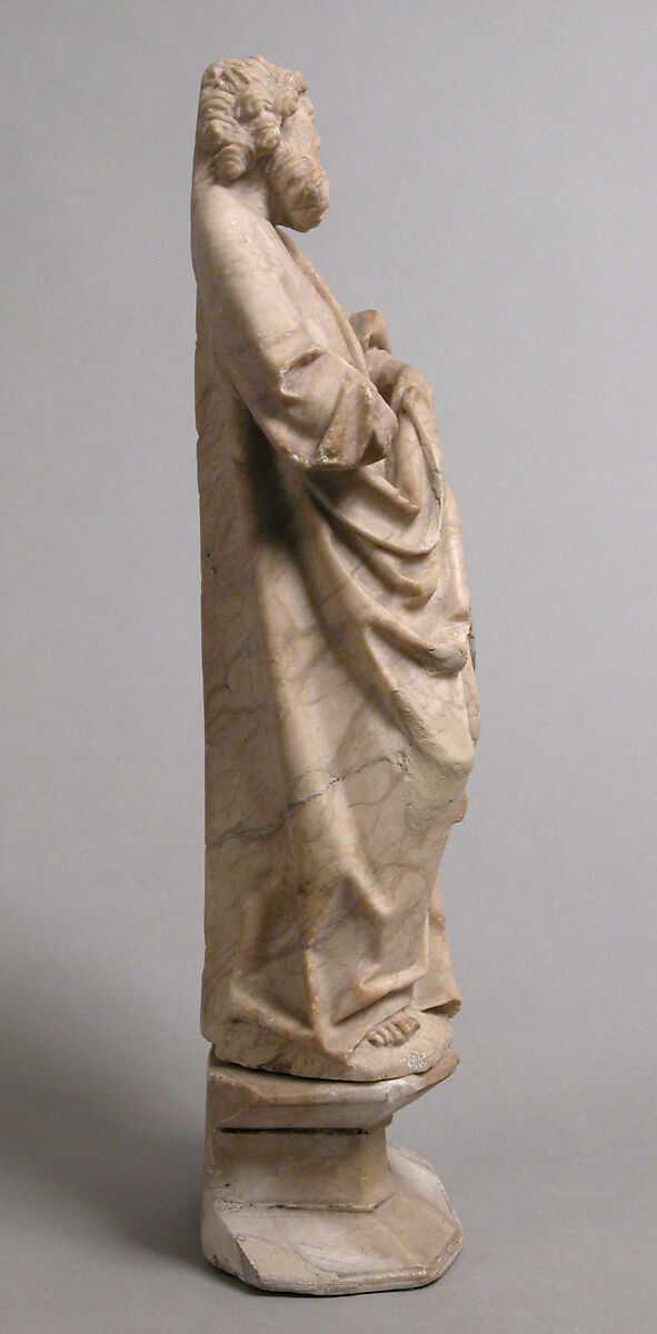 Saint Peter, Alabaster, with traces of polychromy, North French or South Netherlandish