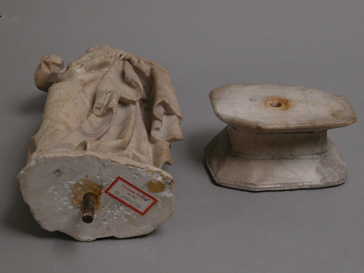 Saint Peter, Alabaster, with traces of polychromy, North French or South Netherlandish