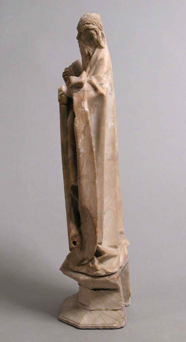 Saint Andrew, Alabaster, with traces of polychromy, North French or South Netherlandish