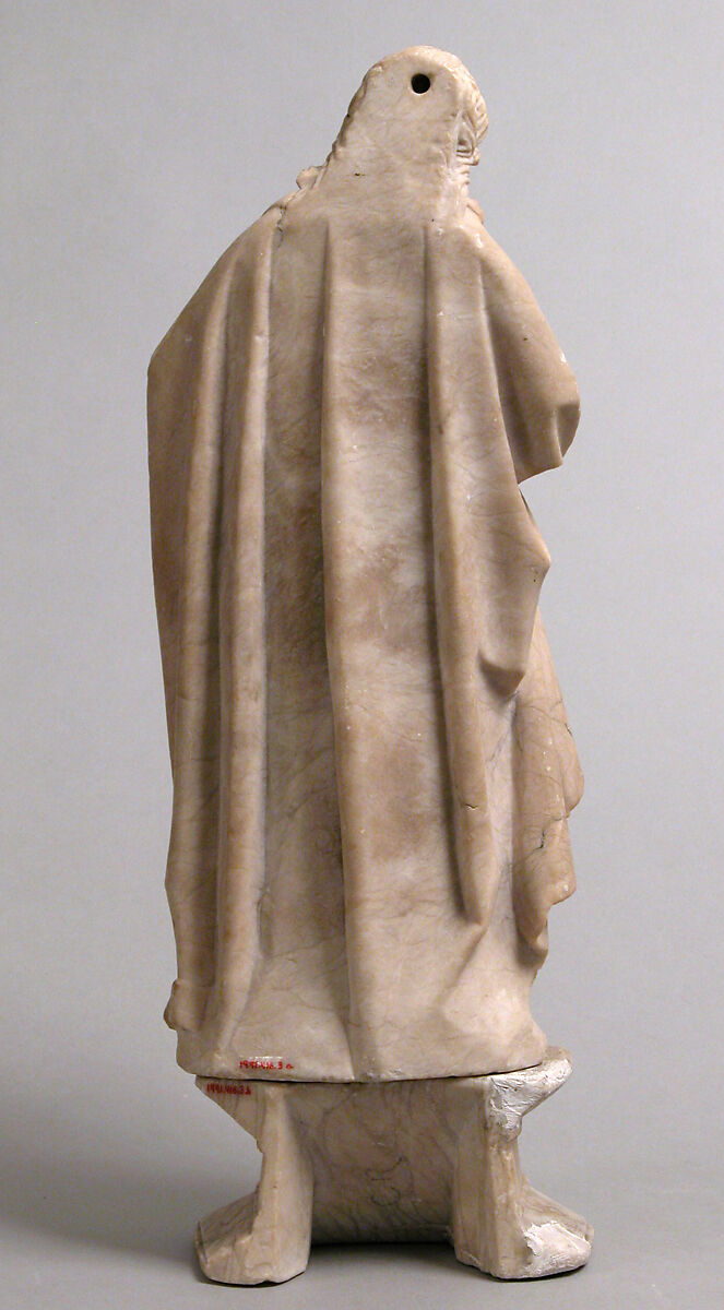 Saint James the Greater, Alabaster, with traces of polychromy, North French or South Netherlandish