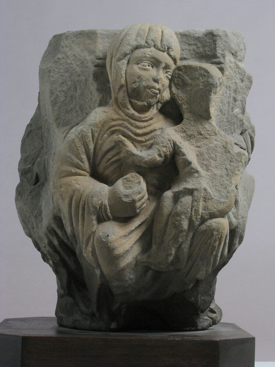Capital with Adoration of the Magi, Limestone, French 