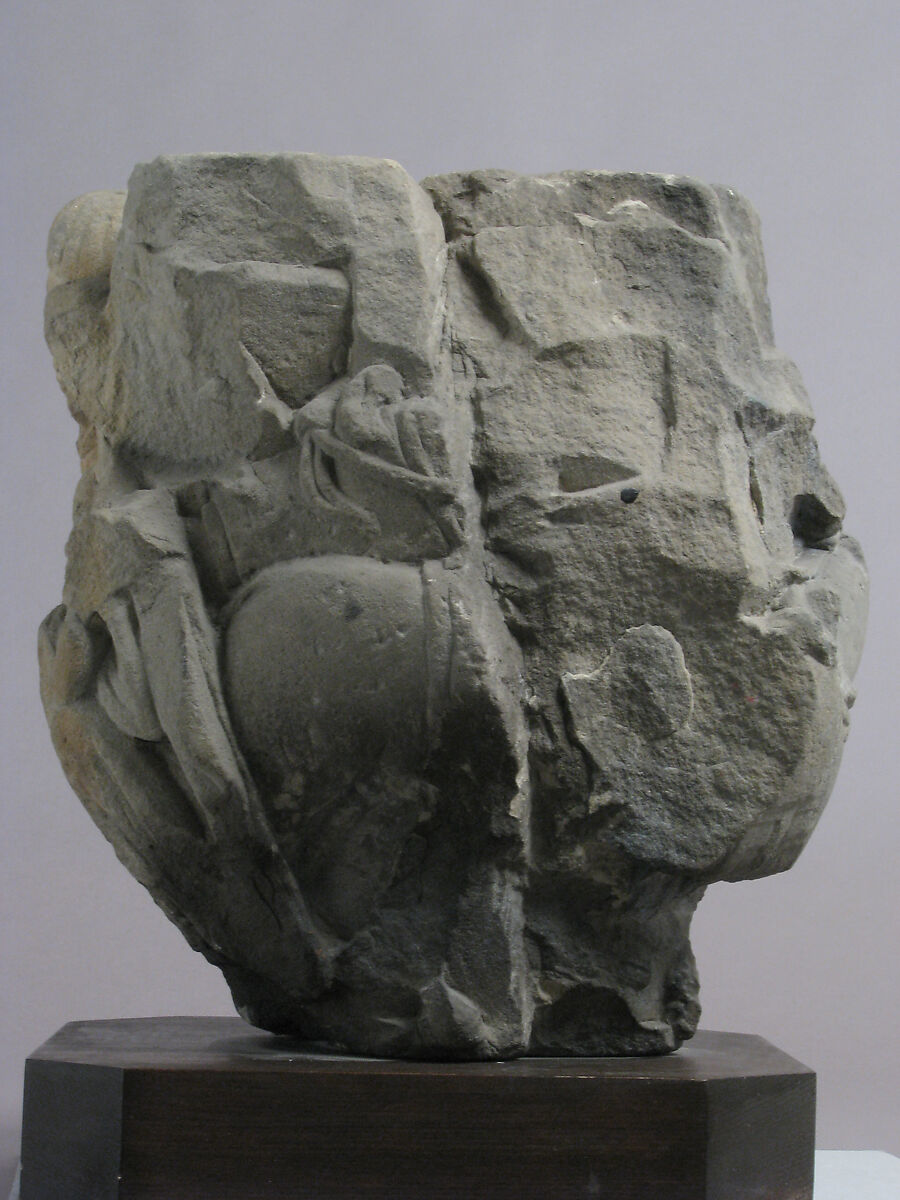 Capital with Adoration of the Magi, Limestone, French