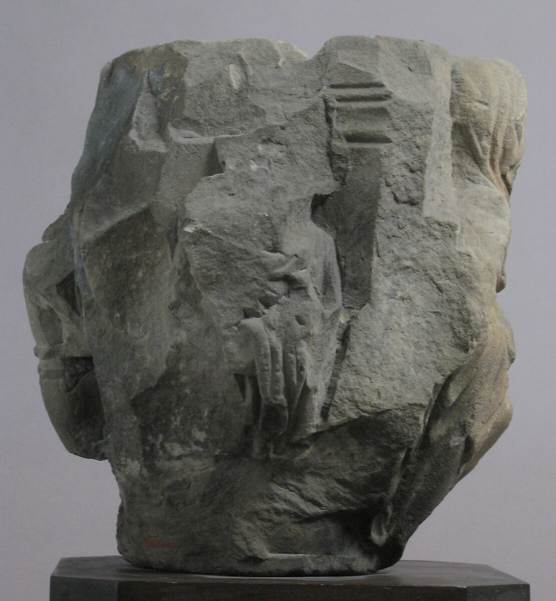 Capital with Adoration of the Magi, Limestone, French