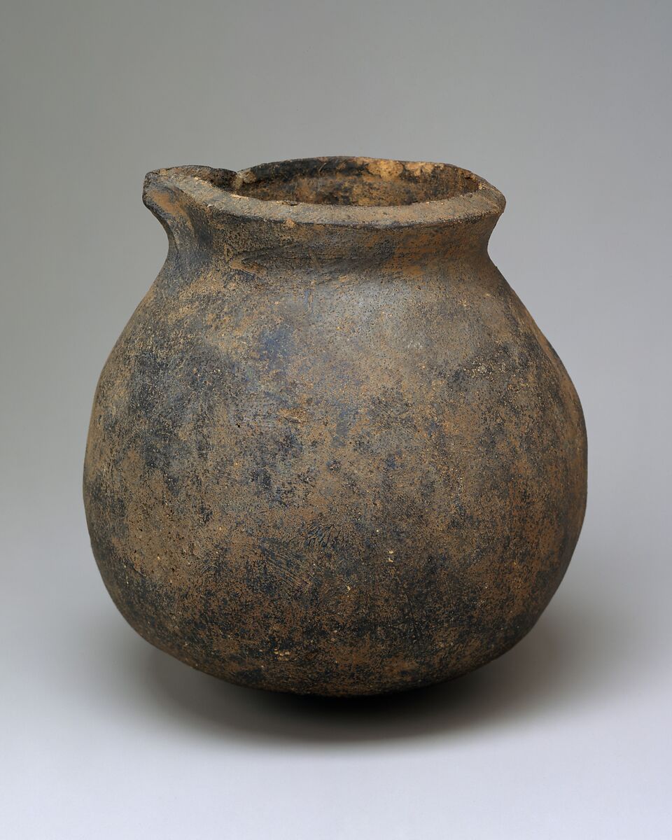 Jug, Earthenware, unglazed, German 