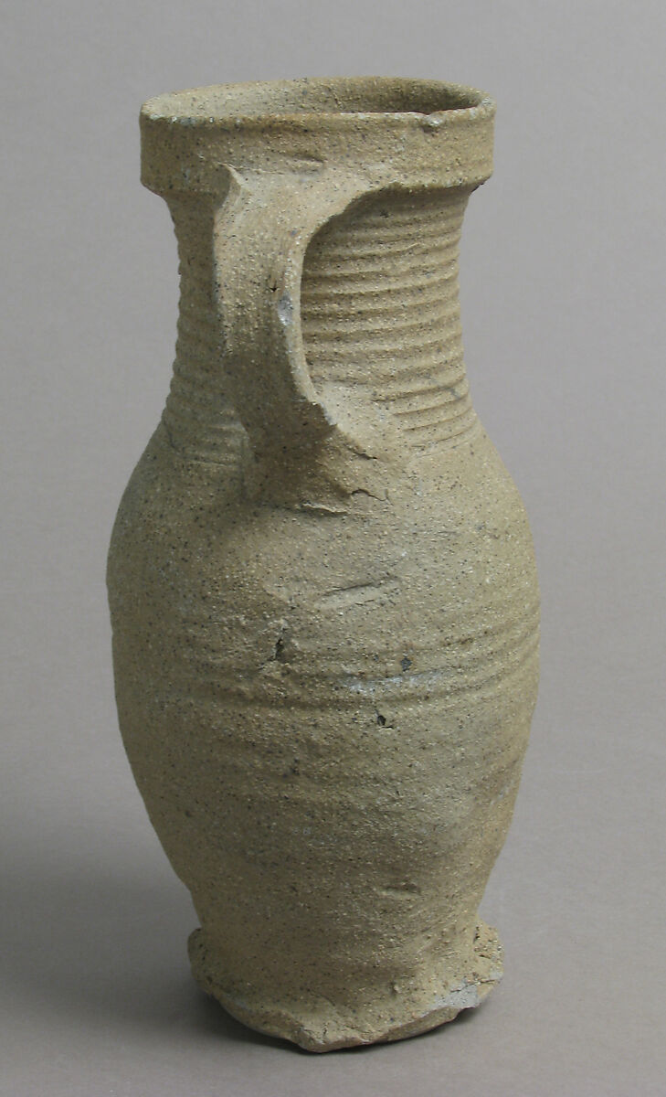 Jug, Proto-stoneware, unglazed, German