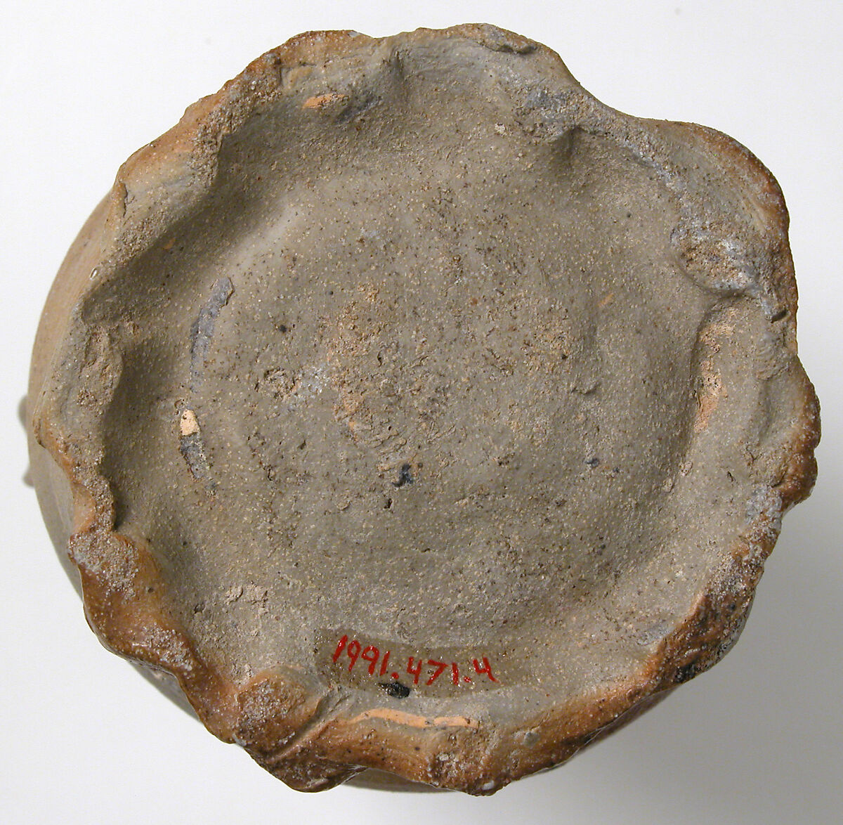 Jug, Partially salt-glazed stoneware, German