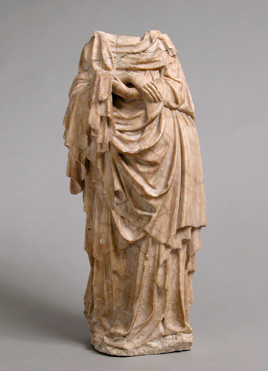 Holy Woman, Master of Rimini, Alabaster, North French or South Netherlandish 