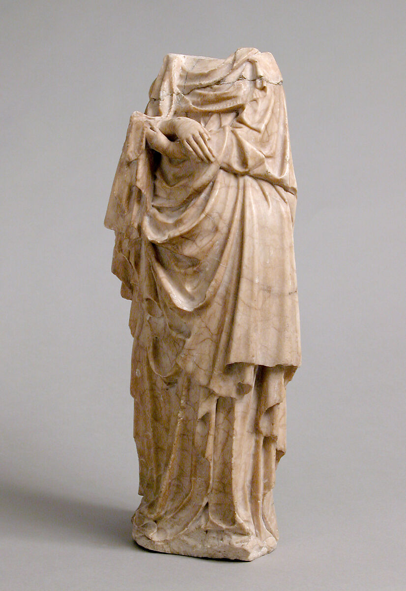 Holy Woman, Master of Rimini, Alabaster, North French or South Netherlandish