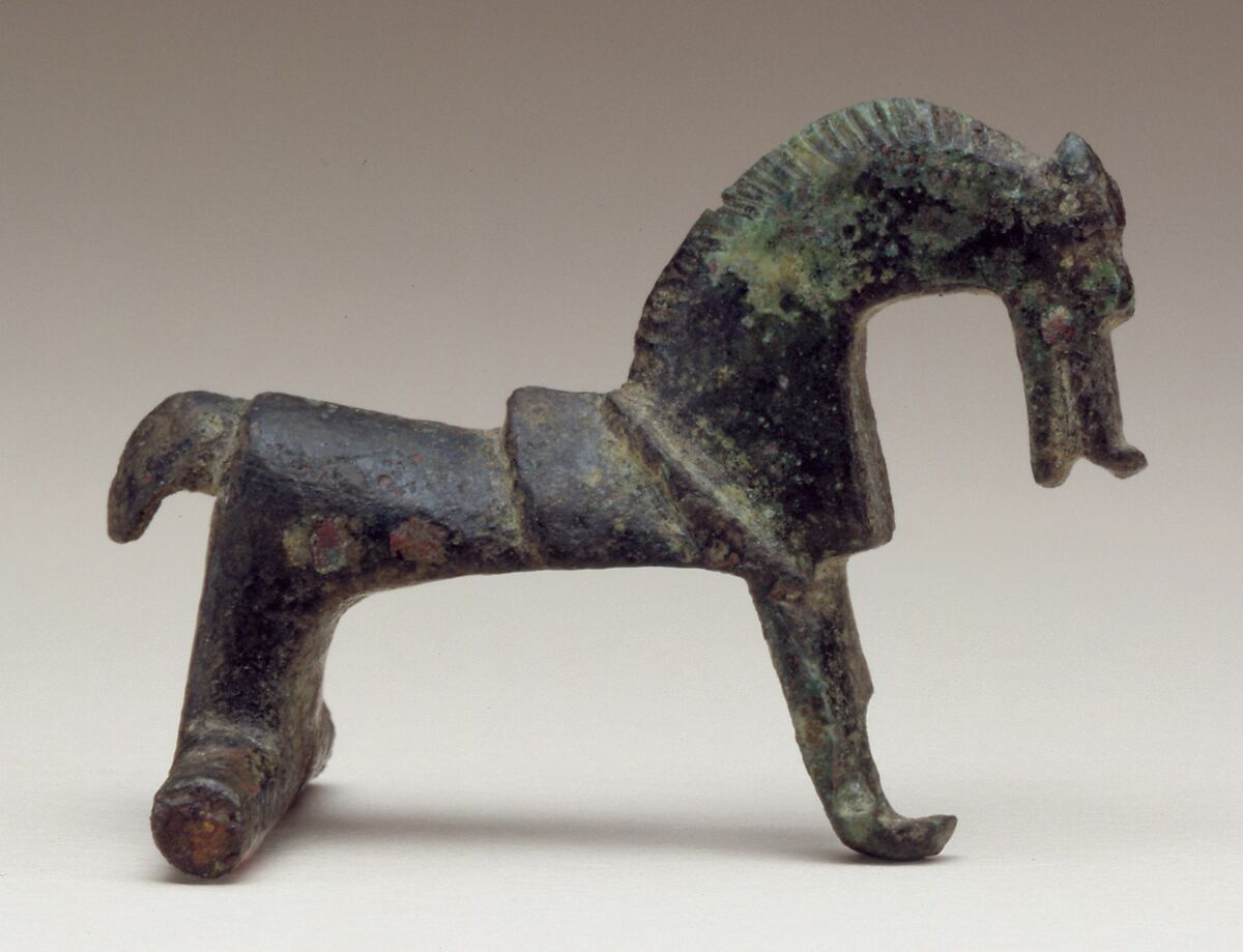 Horse-Shaped Brooch, Bronze, Celtic