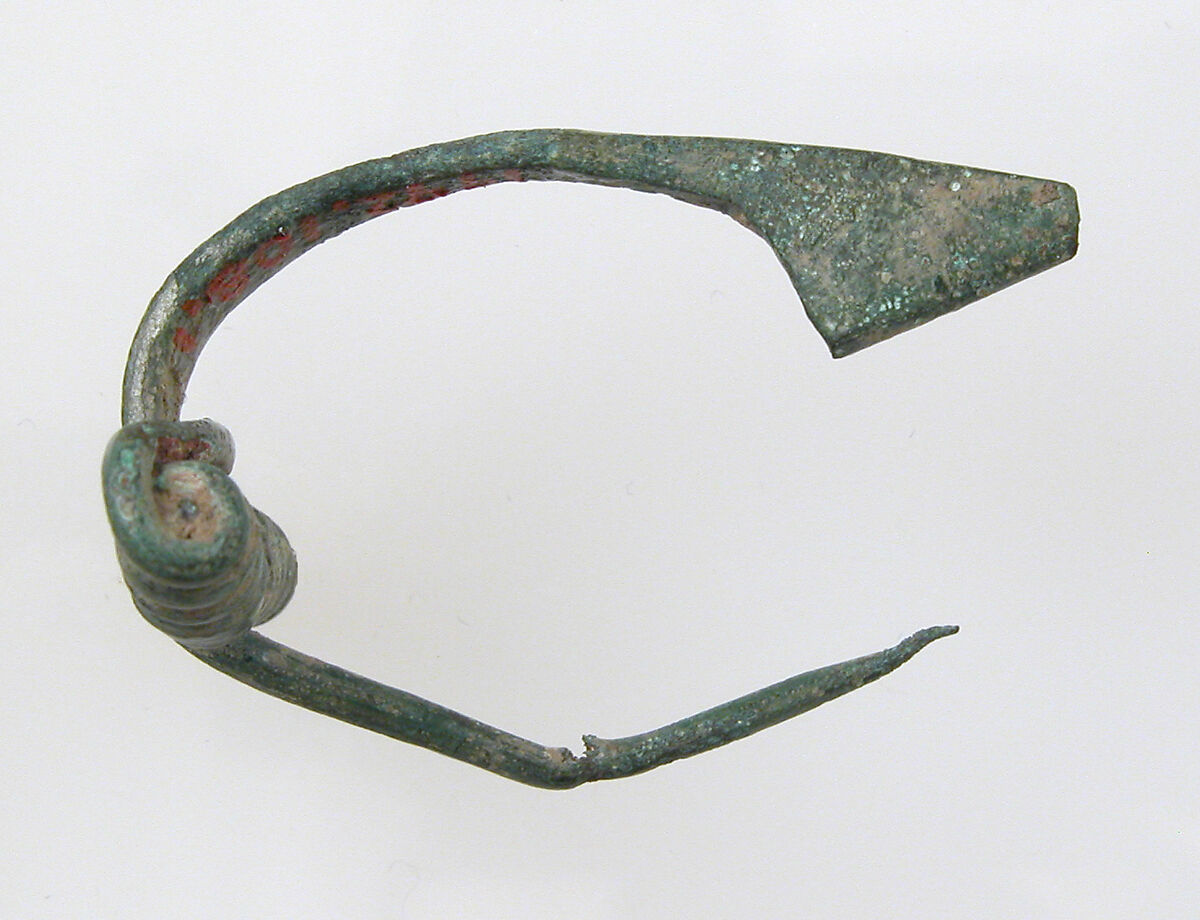 Brooch, Copper alloy, Late Hallstatt Period