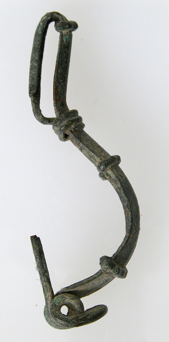 Bow Brooch, Copper alloy, Roman