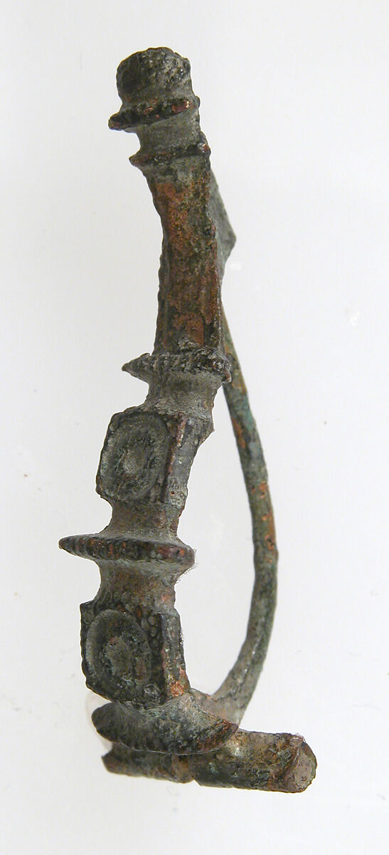 Bow Brooch, Copper alloy, Late Roman 