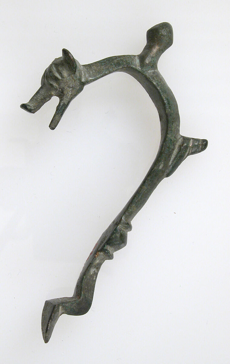 Handle of Ewer, Copper alloy, Celtic
