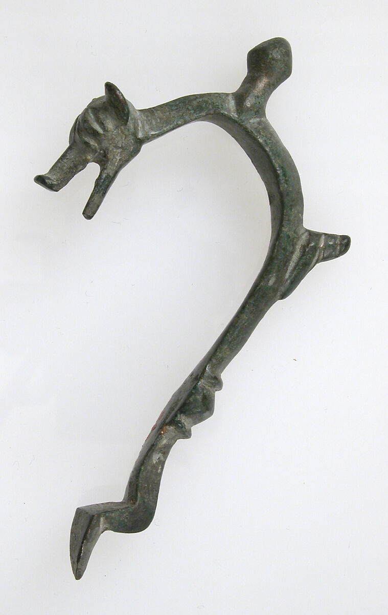 Handle of Ewer, Copper alloy, Celtic 