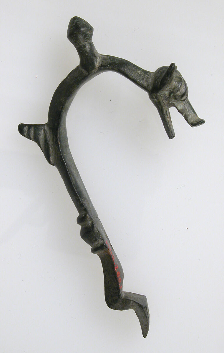 Handle of Ewer, Copper alloy, Celtic