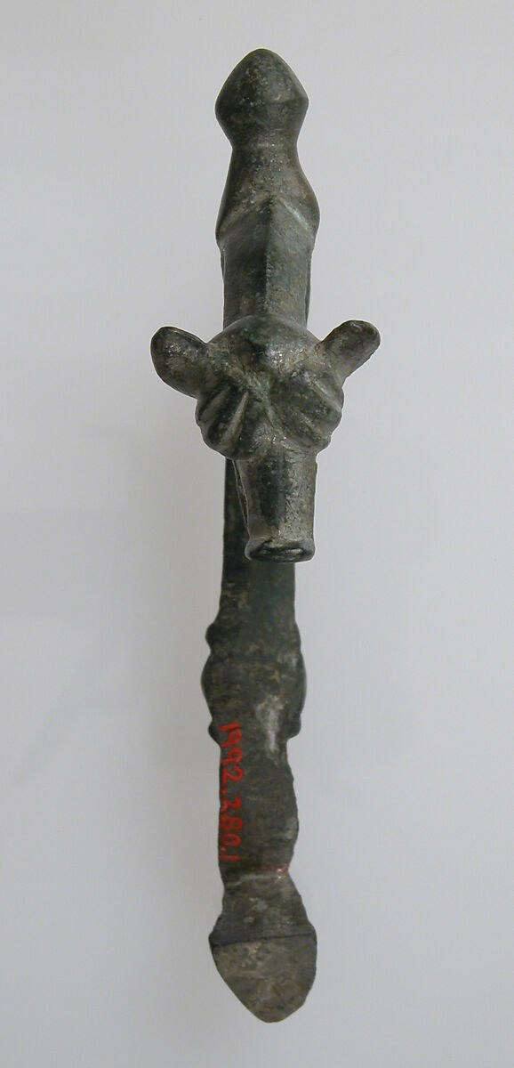 Handle of Ewer, Copper alloy, Celtic